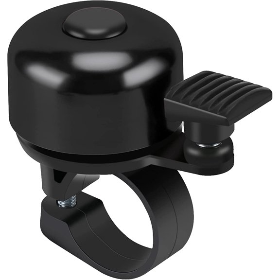 Classic Bike Bell, Bicycle Bell, Loud Crisp Clear Sound Bicycle Bike Bell for Adults Kids - Schwarz