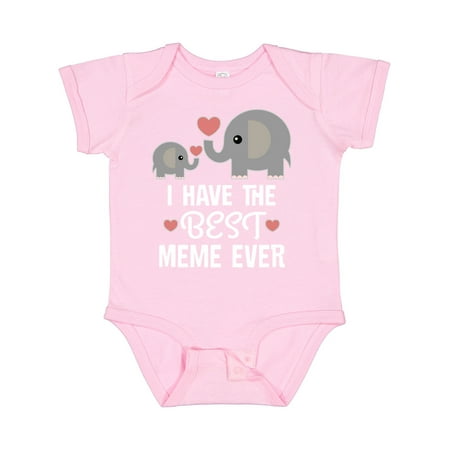 

Inktastic Best Meme Ever Grandchild Gift Baby Boy or Baby Girl Bodysuit