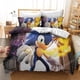 thumbnail image 5 of Funda de edredón de Sonic The Hedgehog con estampado de dibujos animados de anime, 100 % poliéster, tamaño doble, varios tamaños, regalo para niños, 5 of 5