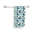 thumbnail image 3 of KLL Penguins Whales Ultra Absorbent & Soft Hand Towels for Bath, Hand, Face, Gym and Spa-27.5x16in, 3 of 7