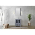 thumbnail image 6 of Volez 24 in W x 18.25 in D Dark Grey Bath Vanity, White Ceramic Top, and 22 in Mirror, 6 of 9