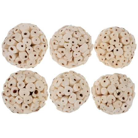 MLINS 6Pcs Bird Chewing Toy Natural Parrot Foraging Toys Chewing Accessories for Budgie Parakeet