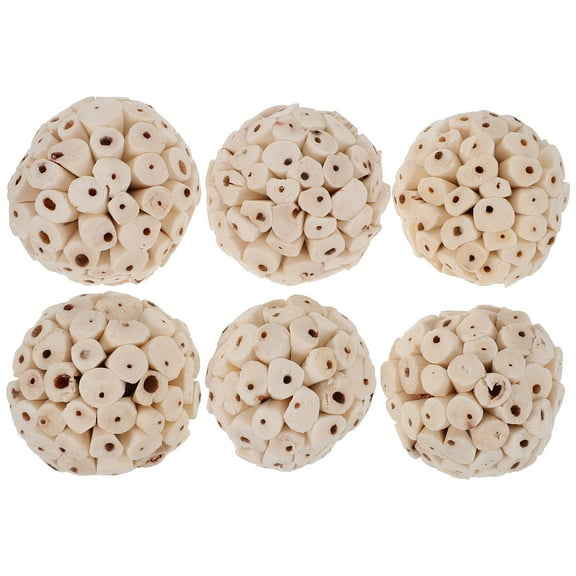 MLINS 6Pcs Bird Chewing Toy Natural Parrot Foraging Toys Chewing Accessories for Budgie Parakeet