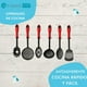 thumbnail image 3 of Set de utensilios de COCINA 7 piezas LIFTOR rojo Moderno, 3 of 4