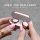 thumbnail image 2 of Earbuds inalámbricos Tempo 30 Rose Gold para mujeres con oídos pequeños, cute pink, bajos potentes, resistentes al sudor IPX7, batería de 32 horas, regalo para mujeres, 2 of 3