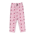 thumbnail image 4 of Naloa Strawberries Print Women’s Ultra-Soft Comfy Pajama Lounge Pants with Pockets & Drawstring, 4 of 8