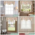 thumbnail image 6 of Tie Up Valances for Windows, Pink Botanical Adjustable Valance Curtains Window Treatment for Living Room, Summer Botanical Elegant Pastoral Rod Pocket Kitchen Curtains & Drapes 60x18 Inch, 6 of 9