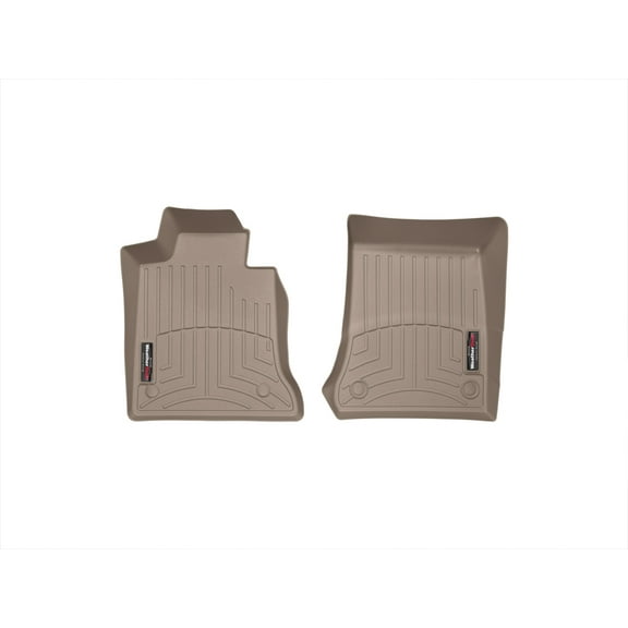 WeatherTech Custom Fit FloorLiners compatible with 2013-2015 Mercedes GLK-Class - 1st Row (Driver & Passenger), Tan