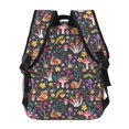 thumbnail image 4 of Xecao Mushrooms Snails Butterflies Backpack, a stylish and functional choice for both men and women, is the perfect basic bookbag for college, work, or travel, 4 of 5
