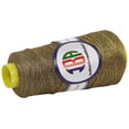 thumbnail image 2 of IBA Indianbeautifulart Metallic Thread For CraftsTwistedCordFor MacrameTwistedRope For Handmade Art DIY Projects Wall Art Decorations Pack of 1 |Olive Gold, 2 of 5