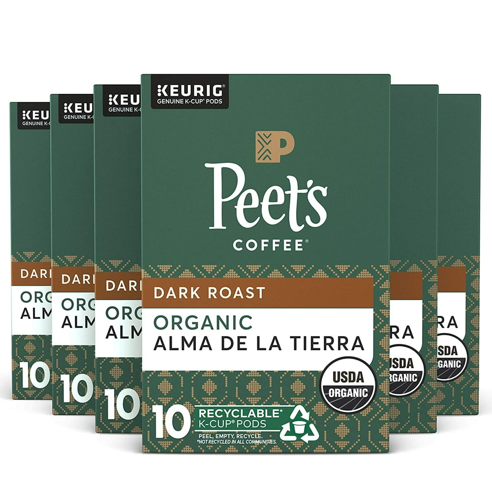 Peet’s Coffee Organic Alma De La Tierra KCup Coffee Pods for Keurig