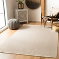 thumbnail image 2 of SAFAVIEH Montauk Nazca Geometric Cotton Area Rug, Ivory/Grey, 9' x 12', 2 of 8