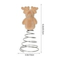 thumbnail image 2 of YIMWNYI Christmas Deer Tree Topper, Holiday Decorations, Festive Home Decor, Reindeer Ornament for Christmas Tree, Ideal Gift for Friends and Family, 2 of 9