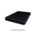 thumbnail image 3 of MTBLYS 150X200 Silk Fitted Sheet Ice Silk Bed Sheet Washed Mattress Cover Elastic Deep Pocket Polyester 78.74X59.05 Inch Stretch Fitted Sheet for All Night Security, 3 of 6