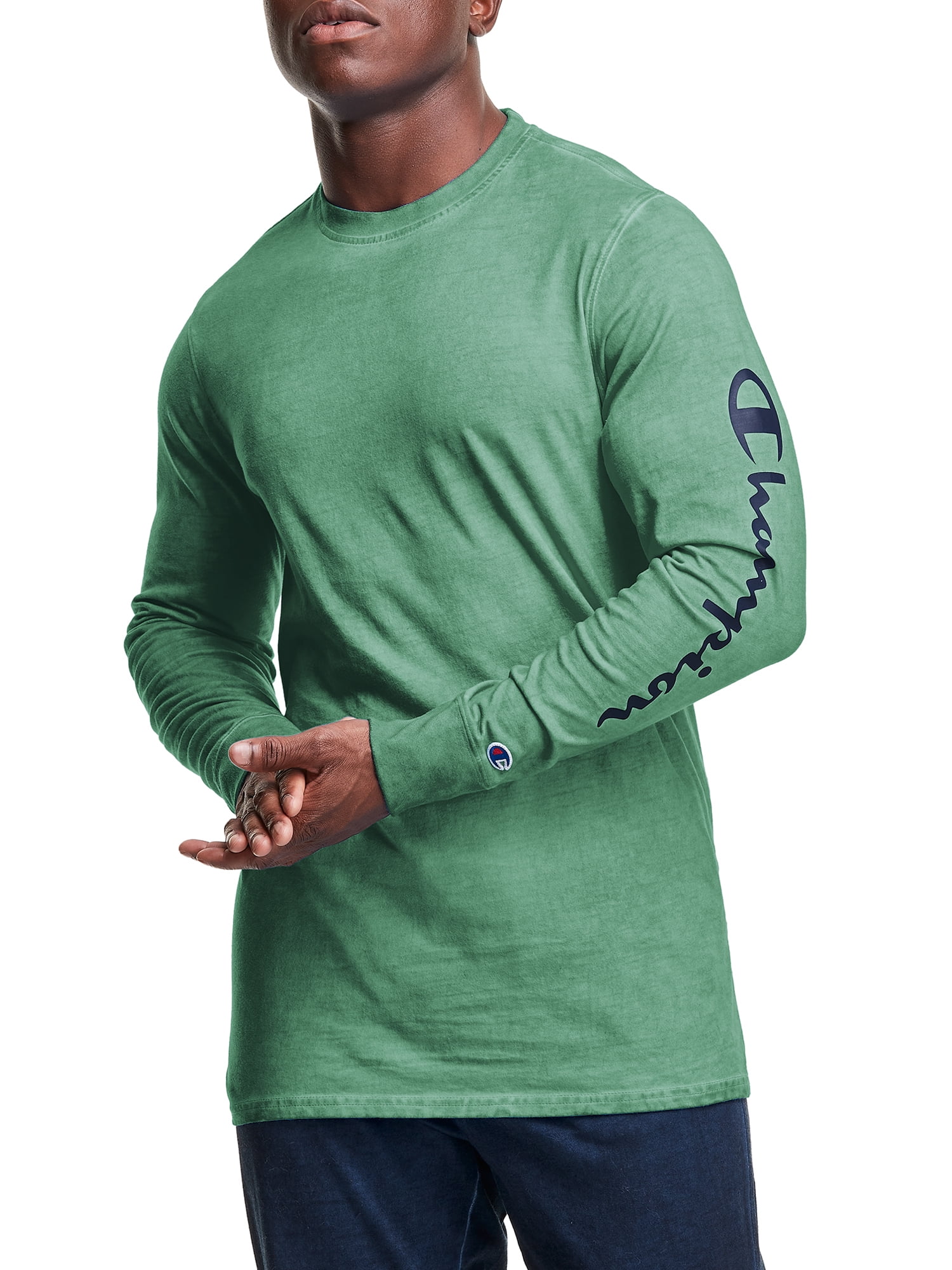 Champion Men's Pigment Dyed Long Sleeve 