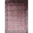 thumbnail image 1 of Ahgly Company Machine Washable Indoor Rectangle Industrial Modern Chestnut Brown Area Rugs, 7' x 10', 1 of 7