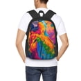 thumbnail image 4 of Disketp Colorful Parrot Jungle Dream A Mochila Minimalista de Gran Capacidad, Mochila de Viaje para Escuela, Trabajo o Uso Diario, 4 of 6