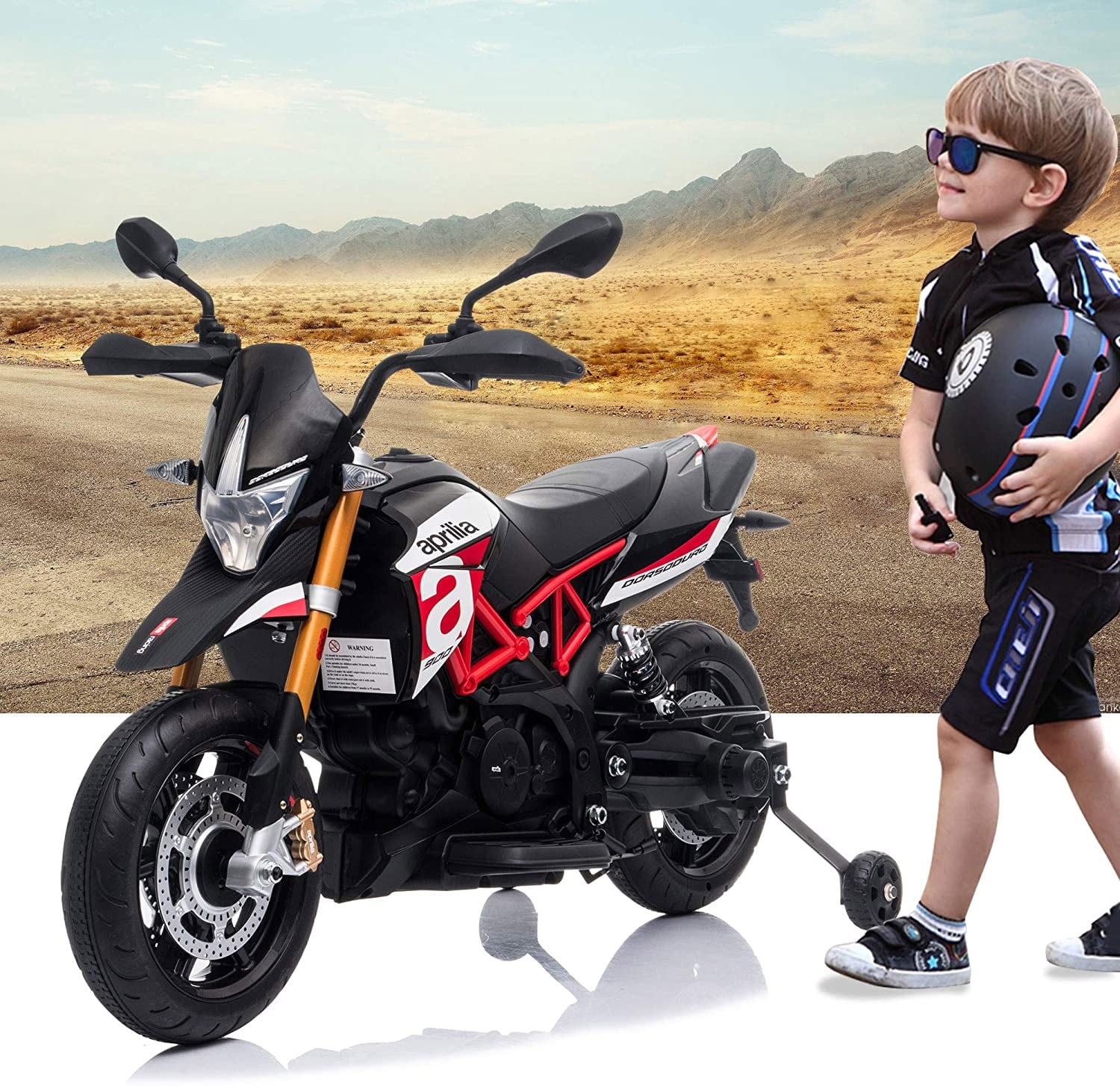 12V Kids Motorcycle Electric Ride-On Toy Car, Battery Operated Motorcycle for 2-6 Year Old 12V Kids Motorcycle Electric Ride-On Toy Car, Battery Operated Motorcycle for 2-6 Year Old