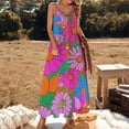 thumbnail image 2 of Nostalgic Vintage Floral Fine Art Sleeveless Dress Summer Dress Woman 2025, 2 of 7