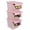 White + Pink, variant on Costway 3 PCS Storage Bins on Wheels with Stay-Open Lid for Kitchen Bedroom Laundry Closet White + Natural