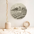 thumbnail image 5 of Bingfone Vineyard Landscape Print Bone China Dinner Decorative Plates,Handmade Ceramic Dinner Plate with Stand for Home Club-6in, 5 of 6