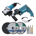 thumbnail image 1 of Combo Makita Rotomartillo + Miniesmeril + Brocas + Discos, 1 of 12