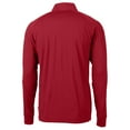 thumbnail image 3 of Men's Cutter & Buck  Red El Paso Chihuahuas Adapt Eco Knit Stretch Recycled Quarter-Zip Pullover, 3 of 3