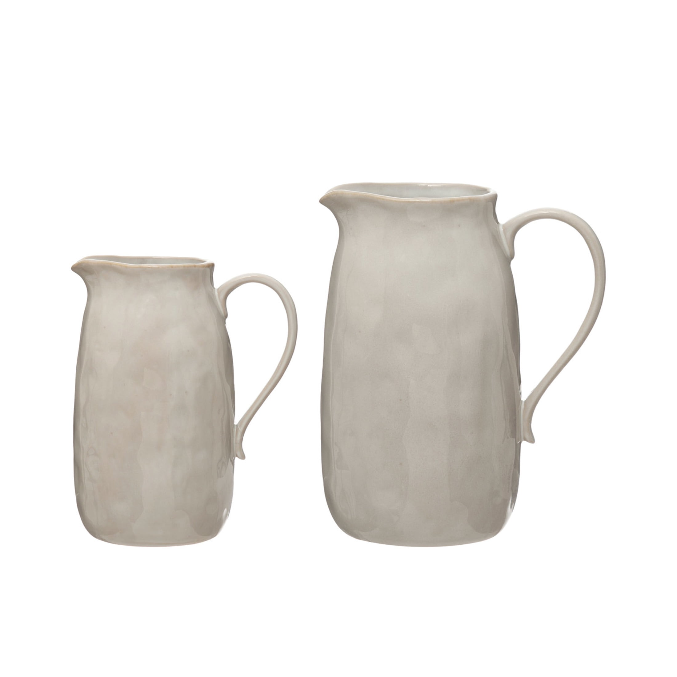 Creative Co-Op Stoneware Pitcher, Reactive Glaze