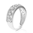 thumbnail image 2 of Vir Jewels 1/2 CTTW Lab Grown Diamond Wedding Band in925 Sterling Silver Prong Size 6, 2 of 7