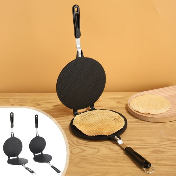 Xihbxyly Molde para Rollitos de Huevo Casero, de Aleación de Aluminio Antiadherente, Versátil, para Crepes y Gofres, Cocción Uniforme, Fácil de Limpiar, Diseño Compacto, Almacenamiento Portátil, Tama