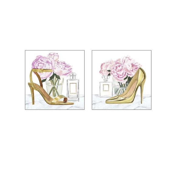 Great Art Now Get Glam C by Victoria Borges 2 Piece Print Art Set Each 12W x 12H