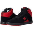 thumbnail image 6 of DC Mens Cure Casual High-Top Skate Shoes Sneakers Black/Black/Red 9 D - Medium, 6 of 6