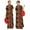 CL1, variant on BAZINRICHE African Women Clothing O-neck Cotton Robe Long Dresses Free Head Scarf Lady Maxi Size