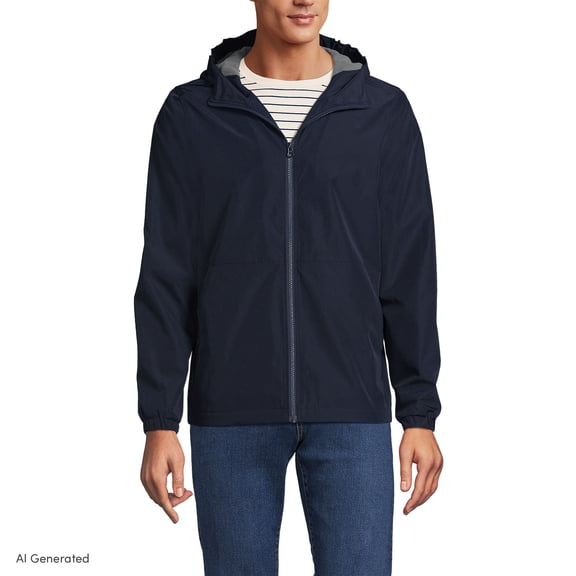 Lands' End Men's Rain Jacket