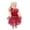 Red, variant on A-Waroom 1Pcs 18 inch Dolls Dress Wedding Dress Party Dress Costume for 18 inch Doll