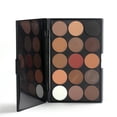 thumbnail image 1 of Pure Vie Professional Highlight Paleta de sombras de ojos Kit de contorno de maquillaje - 15 colores Desnudos altamente pigmentados Cálido Natural Mate Brillo Cosmético Sombras de ojos Paleta en polvo, 1 of 5