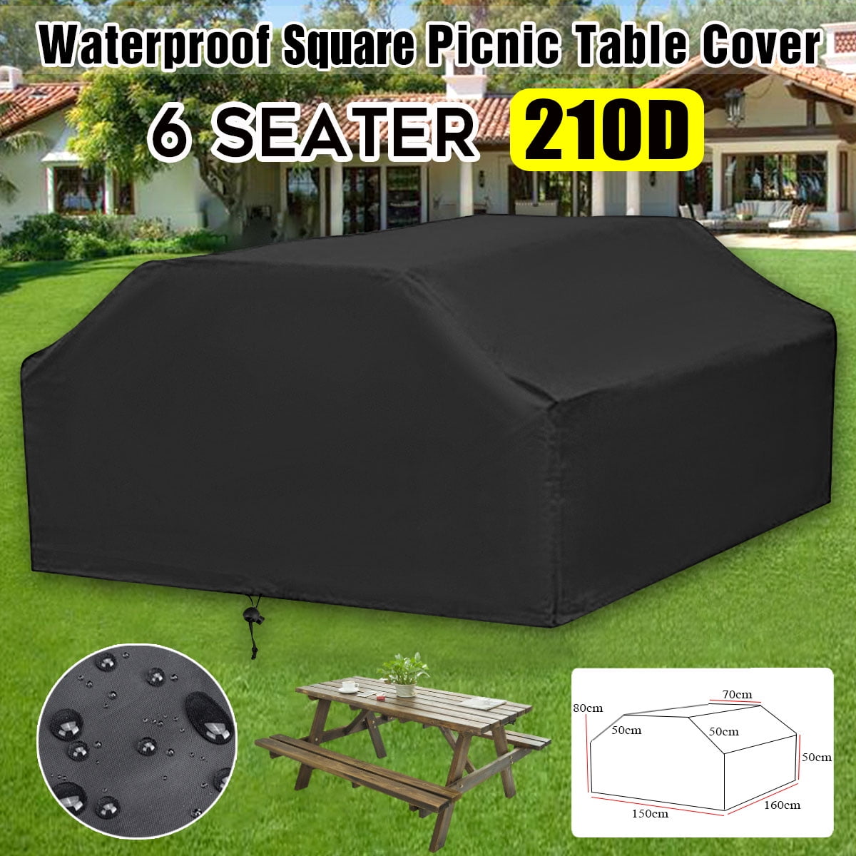 8 seater outdoor table cover