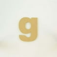 thumbnail image 1 of Package of 1, 10 Inch X 1/2" Thickness MDF Letter "g" in The Arial Font | Thick | Lower Case for Art & Craft Project, Made in USA, 1 of 1