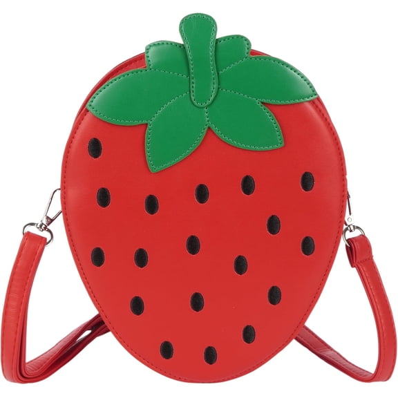 Kwuty Handbag Cute Fruit Crossbody Bag Weave Summer Beach Shoulder Bag