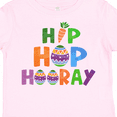 thumbnail image 4 of Inktastic Easter Hip Hop Hooray with Eggs and Carrot Boys or Girls Toddler T-Shirt, 4 of 5