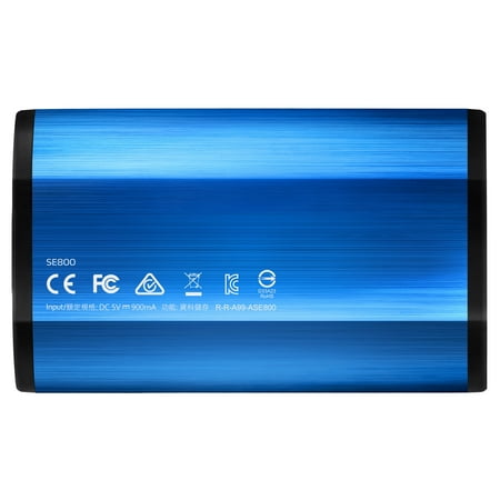 ADATA - SE800 1TB IP68 Rugged SuperSpeed External USB 3.2 Gen 2 USB-C Portable SSD - Blue
