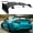 Carbon Fiber Look, variant on 57inch Universal Rear GT Spoiler, MG Style Wing Compatible with Mazda Miata Chevy Corvette Camaro Nissan Lexus Toyota Honda Ford Mustang Scion BMW Ben Infiniti Kia Dodge (Carbon Fiber Color)