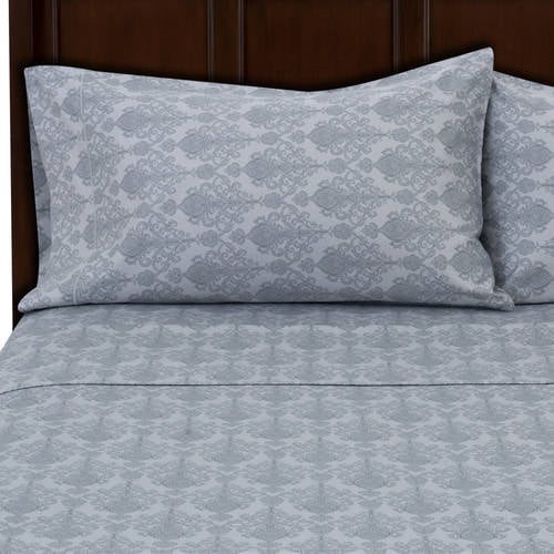 NEW Hotel Style 600 Thread Count Luxury Cotton Bedsheet 4 Pcs Set Cream Paisley