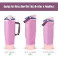 thumbnail image 2 of 2Pcs Silicone Boot for Owala 30oz & 40oz FreeSip Sway Bottles & Tumblers, Accessories for Owala - Pink, 2 of 6