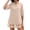 #279-Beige, variant on Womens Cover Up Short Sleeve V Neck Button Front Sheer Burnout Mesh Beach Dress for Swimsuit Vacation Gift