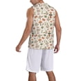 thumbnail image 2 of Sikiie Forest Mushrooms Insects Basketball Jersey Reversible Men's Mesh Athletic Sports Shirts Training Practice S-4XL4X-Large, 2 of 6