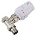 TUIBELYN Brass Thermostatic Radiator Valve for Home Flooring