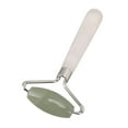 thumbnail image 4 of Nieyigj Handcrafted Jade Roller Face Massager Tool, Finely Polished Skin Tightening & Depuffing Beauty Roller, Facial Muscle Relaxation Skincare Accessory, Green (5.9 inches / 15 cm), 4 of 10