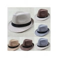 thumbnail image 4 of Topumt Men's Vintage Jazz Cotton Blend Bowler Hat, 4 of 4