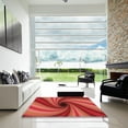 thumbnail image 6 of Ahgly Company Indoor Square Patterned Bright Orange Area Rugs, 4' Square, 6 of 6